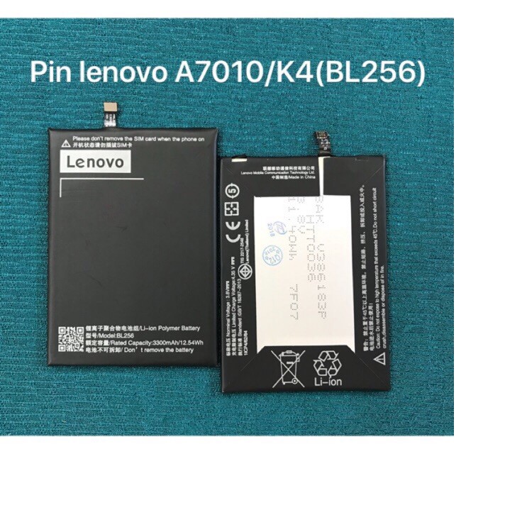 Pin Lenovo A7010 K4 Note BL256 hàng sịn giá rẻ chuẩn Zin 100%