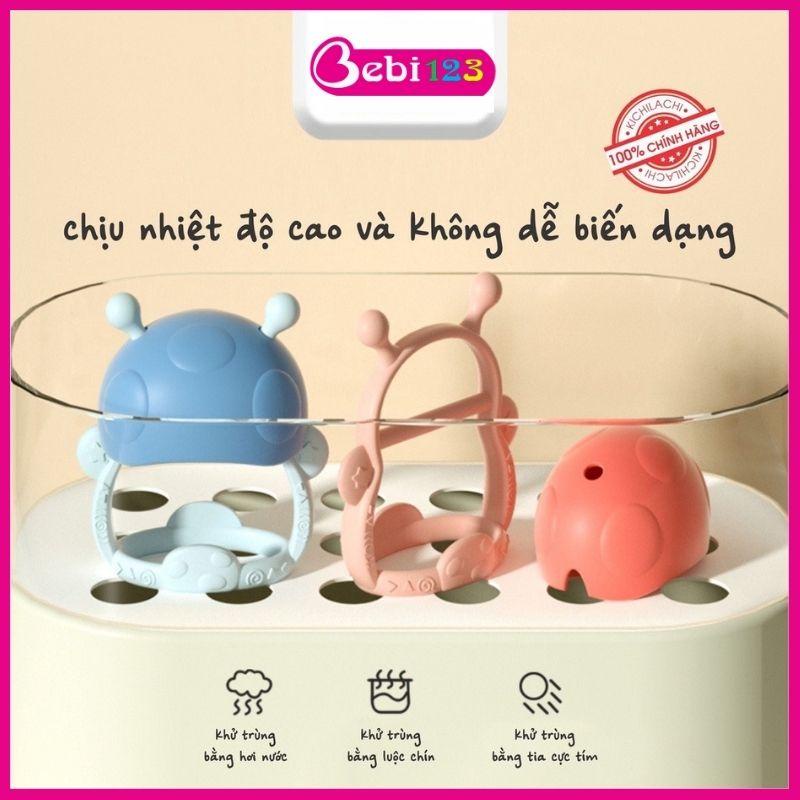 Gặm nướu hình Nấm Kichi kèm hộp đựng cho bé