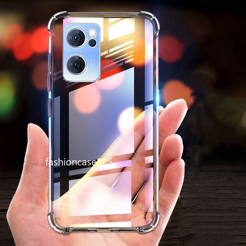 Ốp Điện Thoại Silicon Trong Suốt Chống Sốc Sang Trọng Cho OPPO Reno 7 Reno 7Pro 5G Reno 7Z 5G