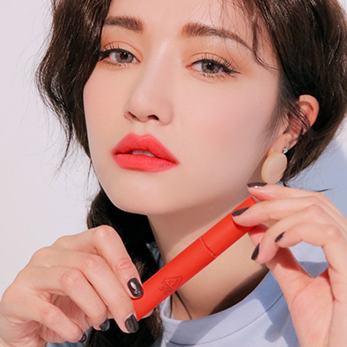 Son Kem Lì 3CE Màu San Hô Neon - 3CE Velvet Lip Tint Save Me