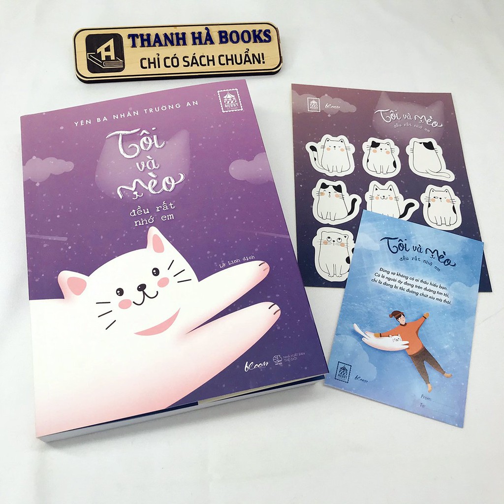 Sách - Tôi Và Mèo Đều Rất Nhớ Em (Tặng Kèm Sticker Mèo Cute, Postcard)