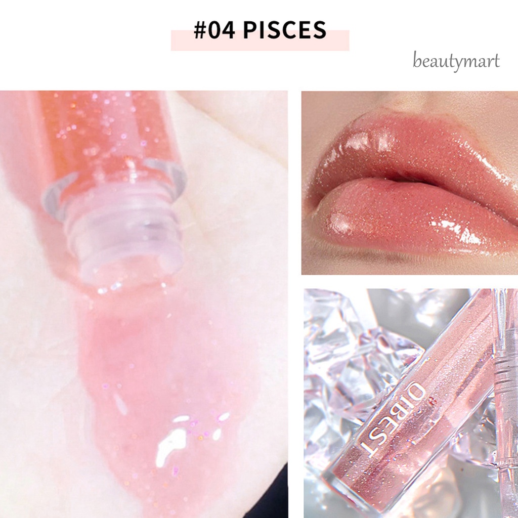 [Hàng mới về] Son bóng dạng lỏng trong suốt dưỡng ẩm lâu trôi dành cho nữ