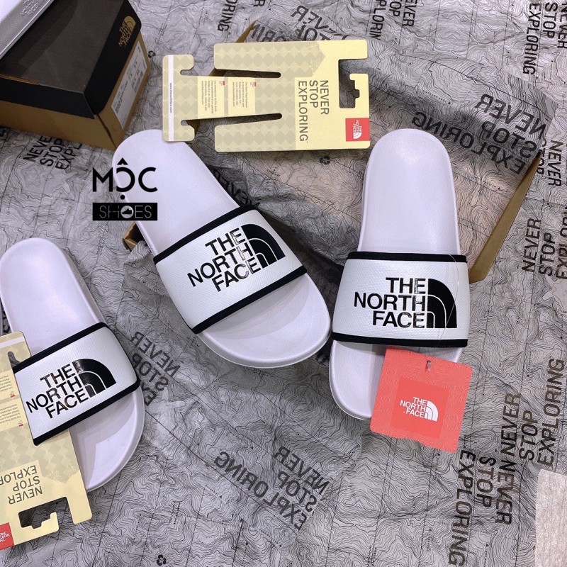 *HÀNG CHÍNH HÃNG* DÉP THE NORTH FACE WHITE BLACK CỰC HOT XỊN XÒ