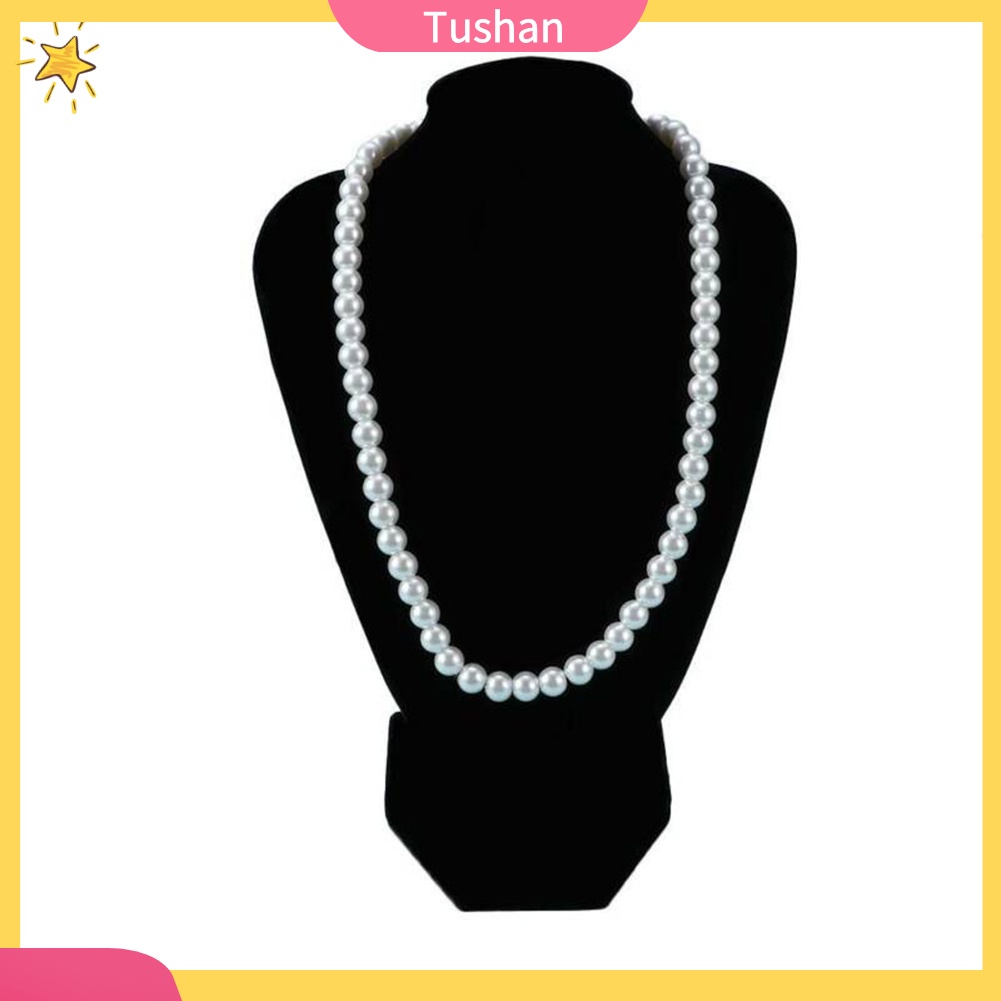 Dây Chuyền Hợp Kim Dáng Dài Đính Ngọc Trai Giả Xinh Xắn