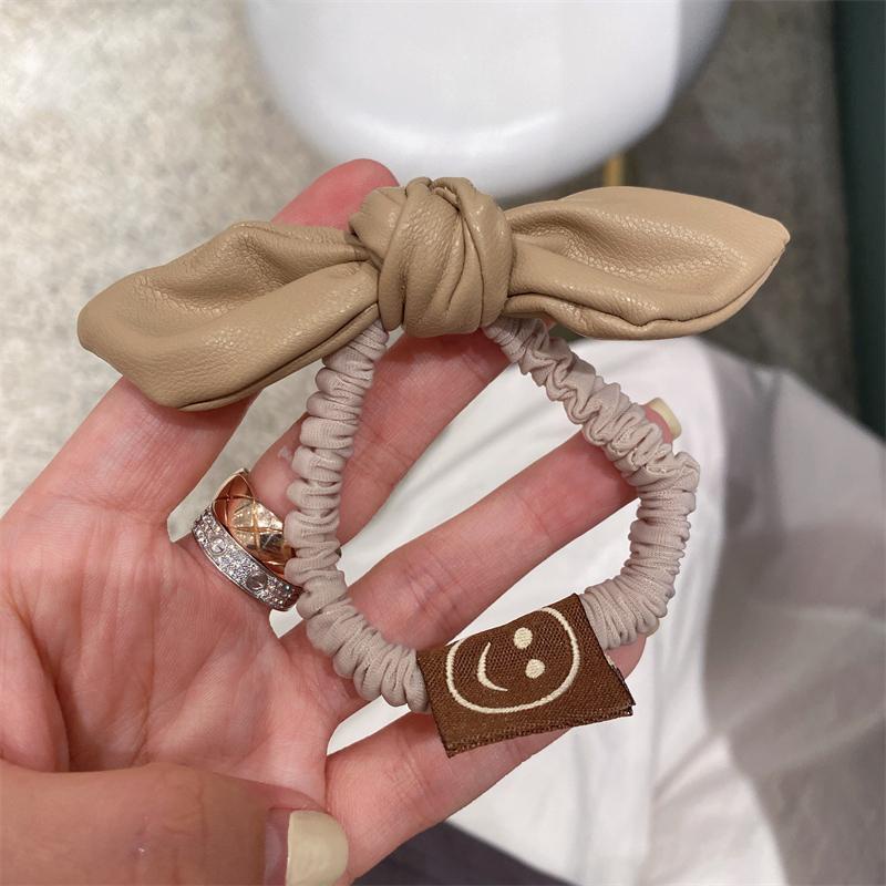 Dây Cột Tóc Xúc Xích Hình Mặt Cười Đơn Giản Thời Trang 2022