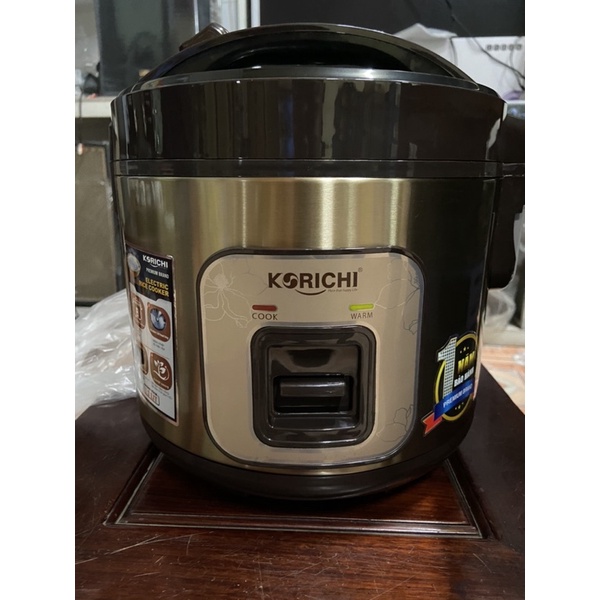 Nồi Cơm Điện Korichi KRC 1201 - Nồi Cơm Điện 1.2L 500W Chống Dính, Siêu Bền, An Toàn Cho Sức Khỏe, Bảo Hành Chính Hãng