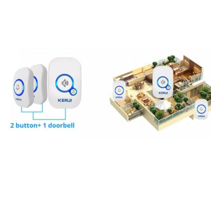 Chuông Cửa Không Dây Thông Minh KERUI M577 - Thu phát sóng RF 433MHz - Tín Hiệu Mạnh, BẢO HÀNH 12 THÁNG