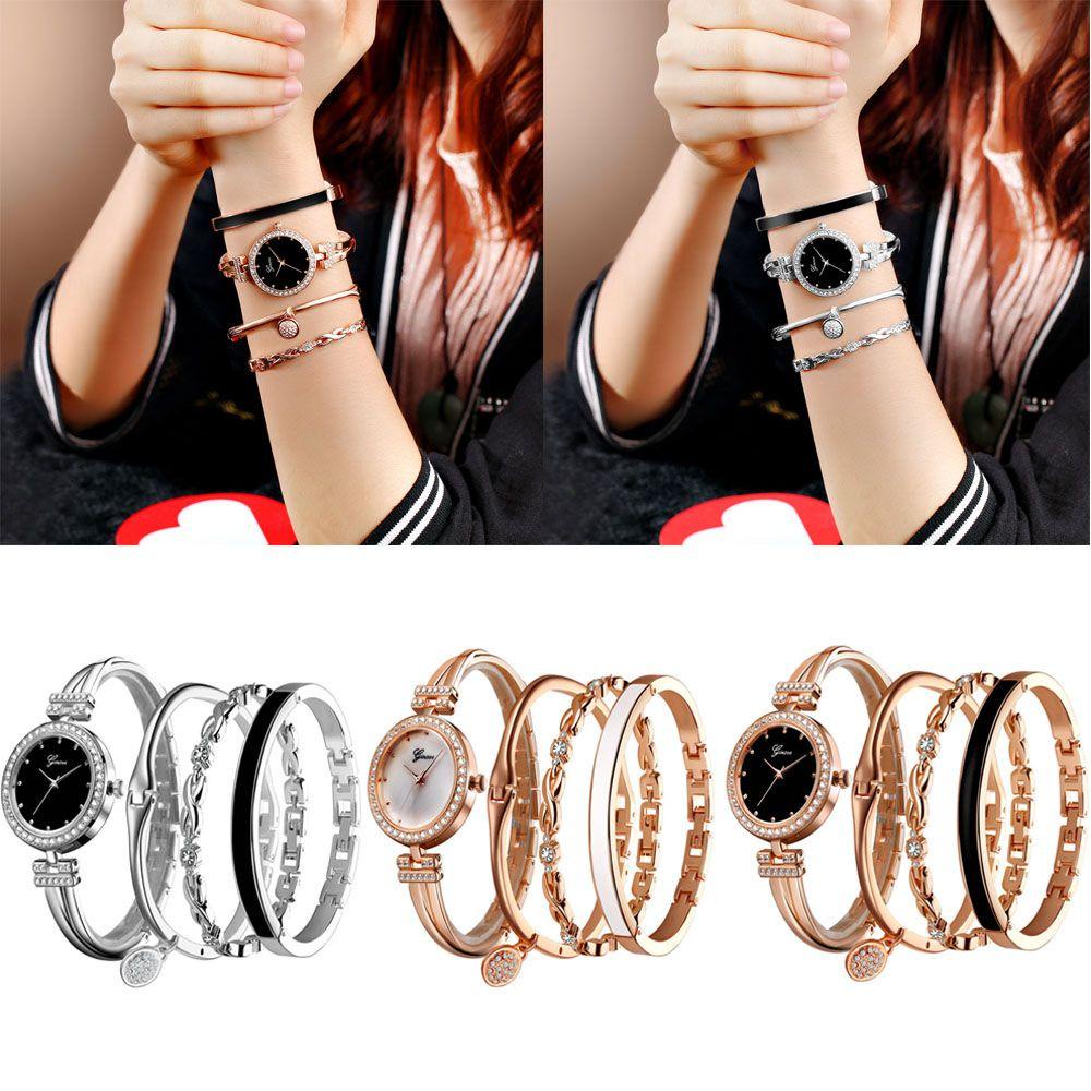 BSUNS Đồng Hồ Quartz Nữ Dây Da Thời Trang