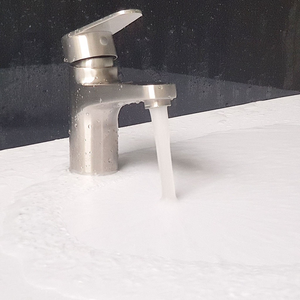 Vòi lavabo nóng lạnh Inox SUS 304 Eurolife EL-LAVEN02