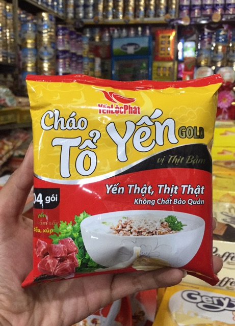 Cháo Tổ Yến Gold Vị Thịt Bằm /Yến Lộc Phát 50gr