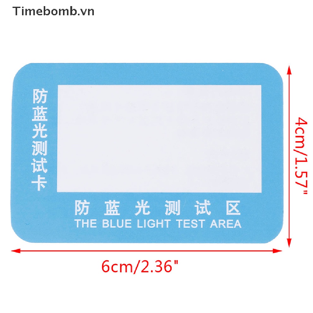 Bộ 10 Dụng Cụ Kiểm Tra Kính Phân Cực Màu Xanh Dương Có Thể Tá