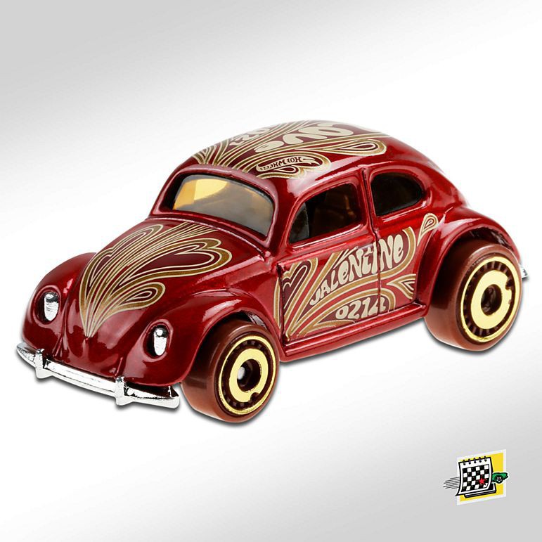 [New] Xe mô hình 1:64 Hot Wheels Basic Holiday Racers 2021 - Volkswagen Beetle GRY79