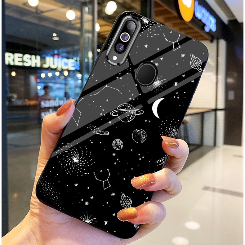 Ốp Lưng SAMSUNG GALAXY A20S Ốp kính bóng cao cấp Phi Hành Gia