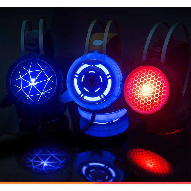 Tai nghe Gaming Chụp tai giả lập âm thanh 7.1 Nubwo N1 Có led