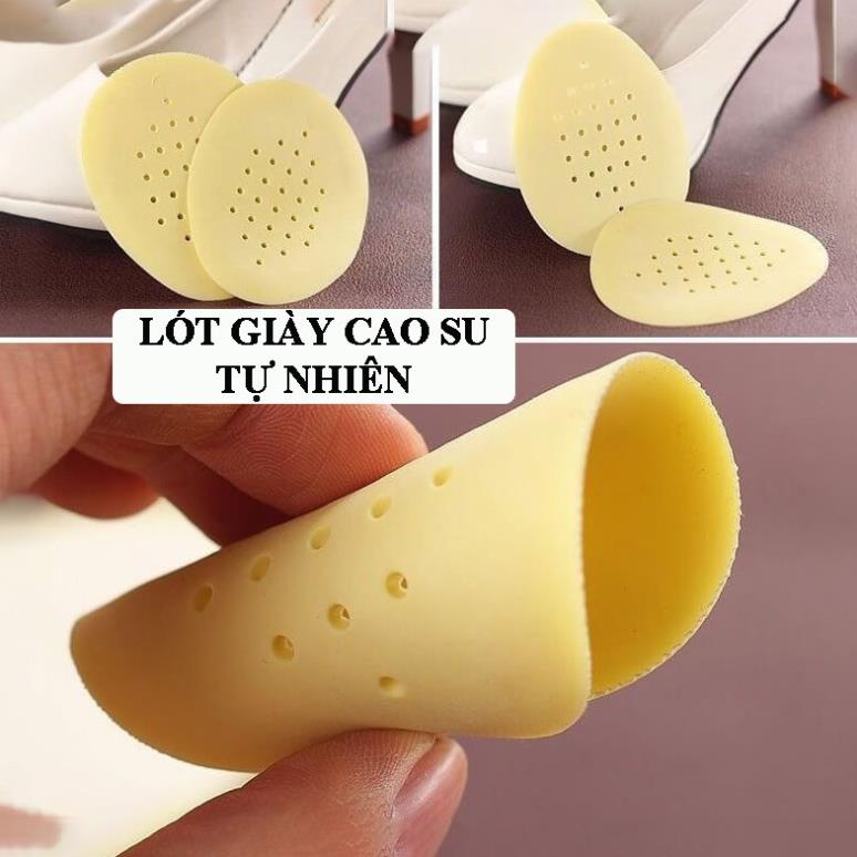 KAYFIA - 2 Miếng Lót Mũi Giày Đệm êm, thấm hút mồ hôi, chống trượt - đau ngón chân, giảm bị Rộng cho Giày Cao Gót Nữ