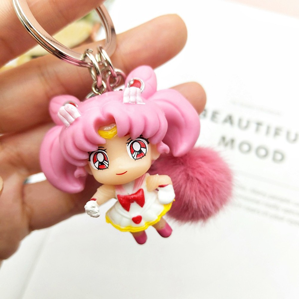 Móc khóa hình thủy thủ mặt trăng SAILOR MOON dễ thương