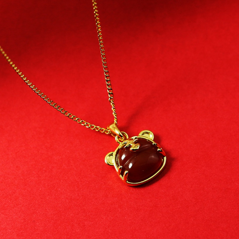 Vòng cổ Mã Não Đỏ Mới Cho Nữ