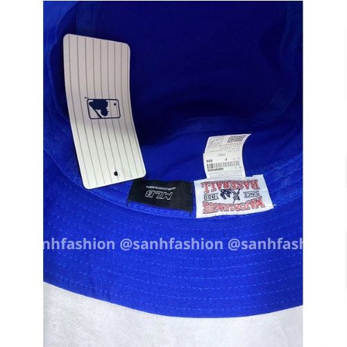 Mũ bucket vành tròn trơn đai caro in MIB LA Nón tai bèo chất vải dệt cao cấp thời trang form unisex nam nữ_SÀNH FASHION