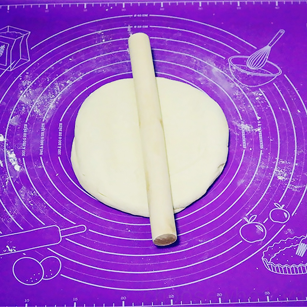 Bộ 2 thảm silicon nhào bột làm bánh chống dính