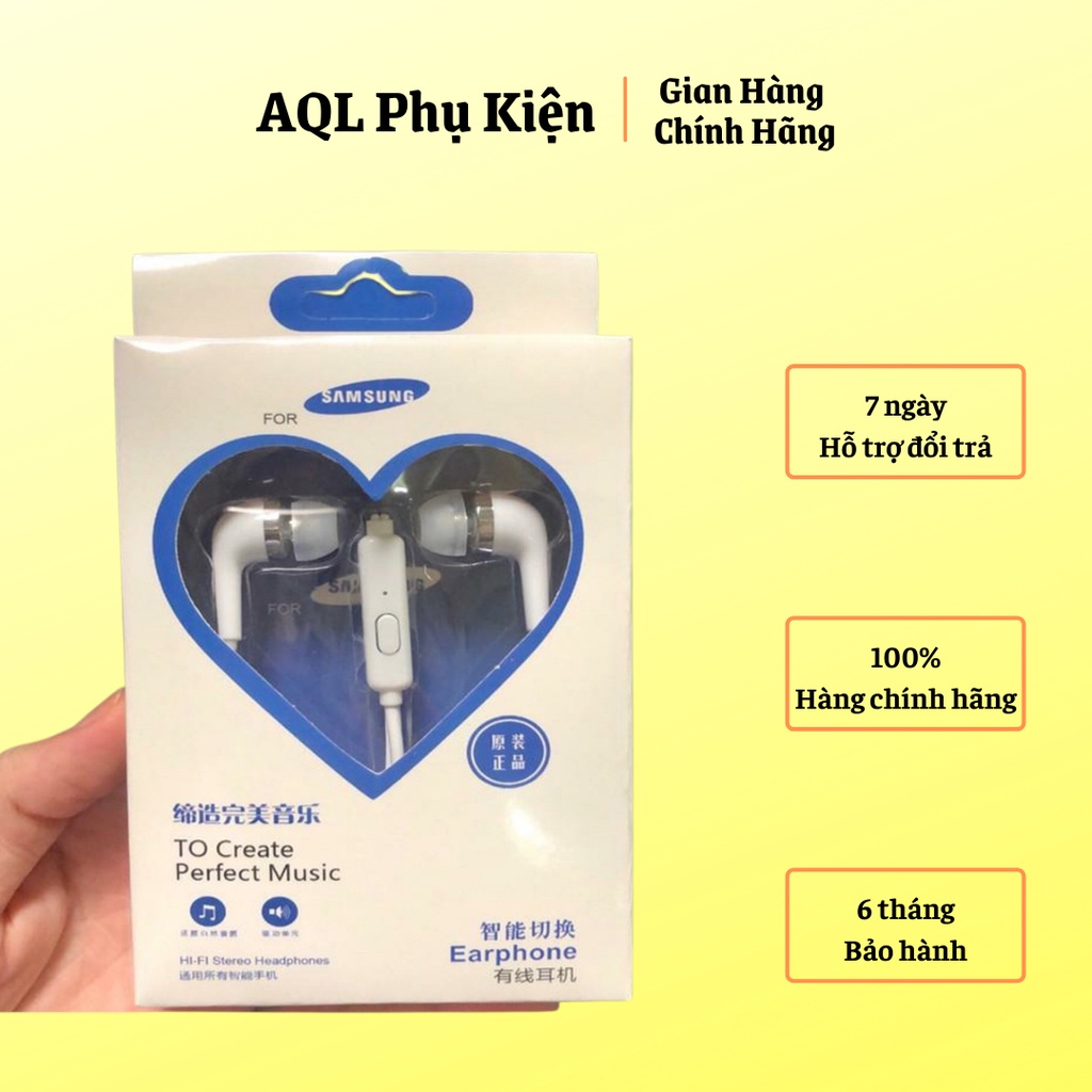 Tai Nghe Có Dây Cho Điện Thoại Oppo Samsung Hình Trái Tim Jack 3.5mm