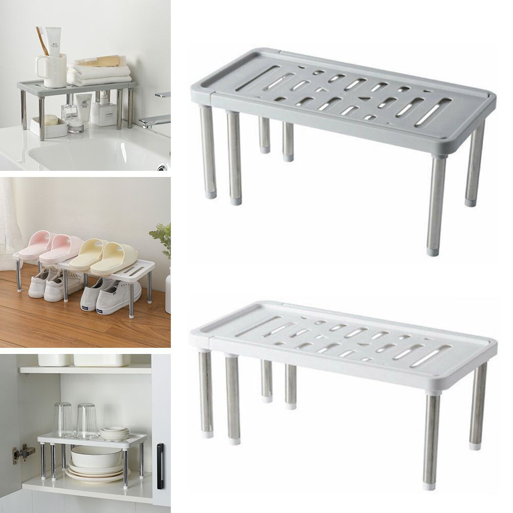 Giá Đỡ Để Đồ Dùng Nhà Bếp/Phòng Tắm Có Thể Điều Chỉnh Và Thu Gọn Được Nhiều Màu Sắc