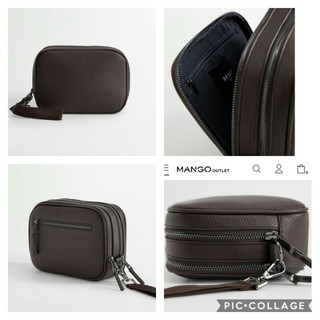 Túi cầm tay Mango nam - hxt kèm bill