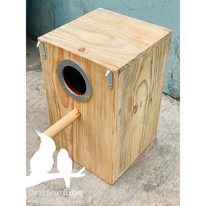 TỔ ĐẺ VẸT SUNCONURE (có niềng lỗ, móc treo, lõm gom trứng) CHẤT LIỆU THÔNG NHẬP KHẨU.