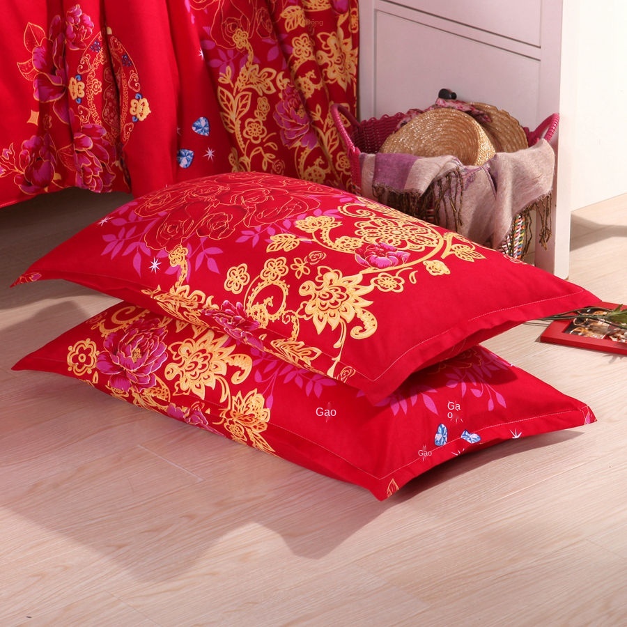 Vỏ gối và vỏ gối cho người lớn một cặp vận chuyển lớn, đơn giản, dày dặn đơn giản, gối da cho sinh viên Mùa hè
