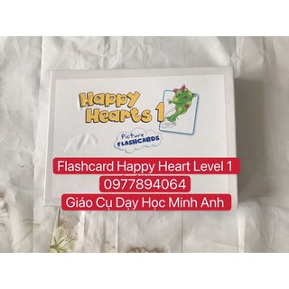 FLASHCARDS HAPPY HEART - 2 MẶT- SIZE A5- Level 1- C300 cán