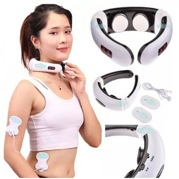 Máy massage cổ trị liệu KL-5830  cao cấp chạy pin, Máy massage cổ giúp giải tỏa căng thẳng