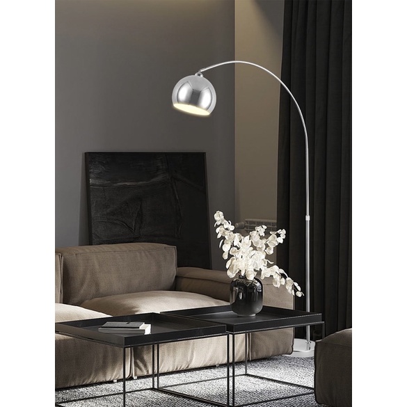 Đèn sàn sang trọng kiểu Ý ánh bạc Cake Droplight phong cách Bắc Âu