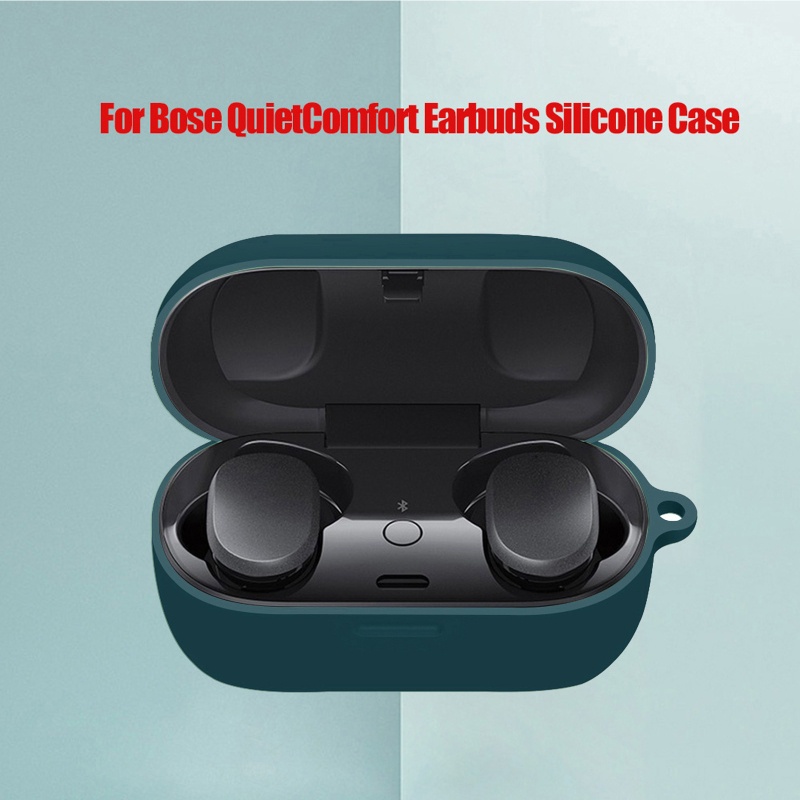 Vỏ Bảo Vệ Hộp Sạc Tai Nghe B-ose QuietComfort Bluetooth Không Dây Bằng Silicon Chống Rơi Có Thể Giặt