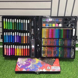 Hộp Màu Vẽ 150 Chi Tiết Dành Cho Các Bé Yêu Nghệ Thuật ,Một Bộ Gồm Sáp Khô , Bút Vẽ , Bút Chì ,Kéo , Keo Dán ...