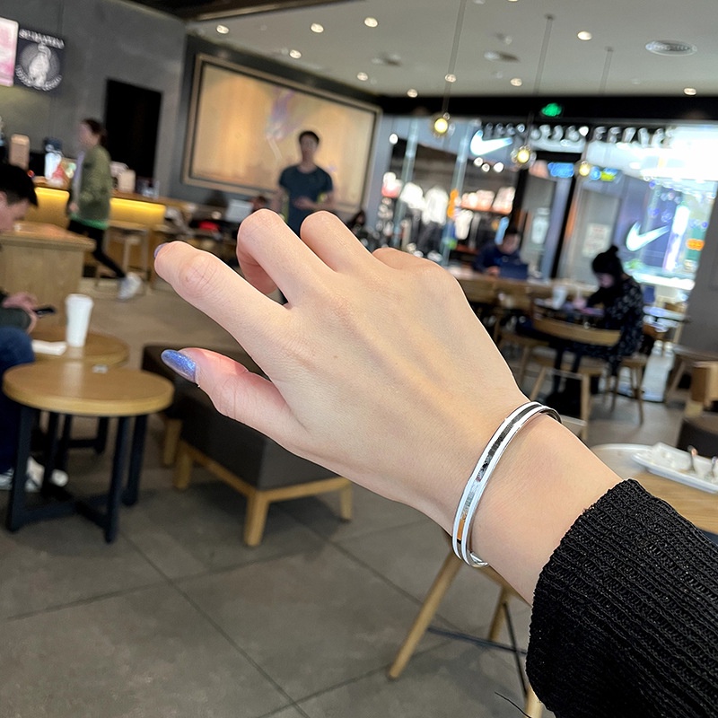 Vòng Cuff SS2 Chuẩn Bản To Unisex 2022 Không Gỉ Bảo Hành Trọn Đời KIYOMI STORE