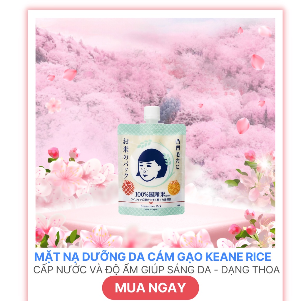 Mặt Nạ Cám Gạo Dạng Thoa Keana Rice Pack 170g