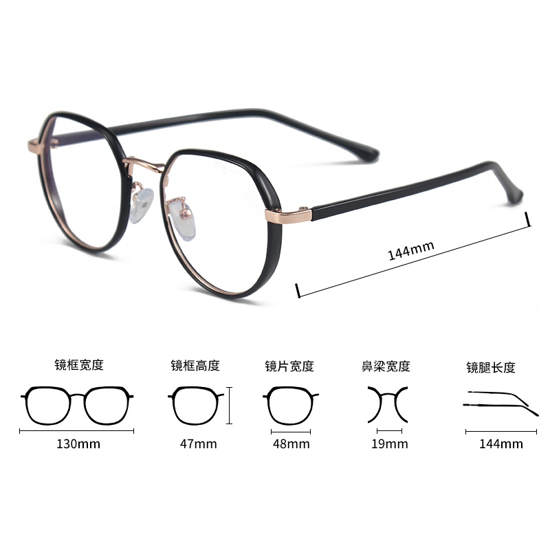 Mới Mắt Kính Gọng Tròn Trong Suốt Thời Trang Cho Nam Nữjz2179 | BigBuy360 - bigbuy360.vn