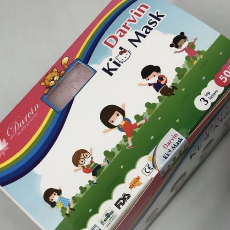Khẩu trang cho bé💥GIÁ HỦY DIỆT💥Combo 10 chiếc khẩu trang trẻ con darvin kid mask 3 lớp cao cao cấp cho bé trai,bé gái | BigBuy360 - bigbuy360.vn