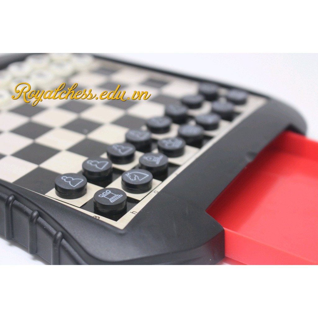 Bộ Cờ Vua nam châm ngăn kéo - mini - du lịch ROYALCHESS
