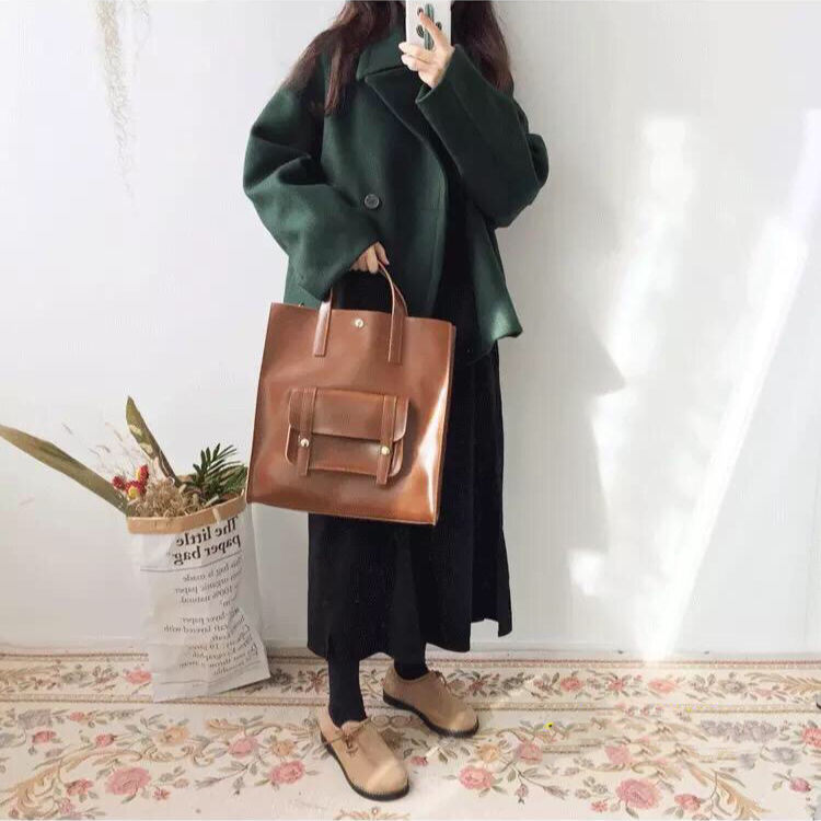 Slant handbag Japanese drama bag one shoulder ulzzang retro bag