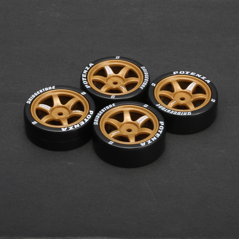 Set 4 Bộ Điều Khiển Tốc Độ Cao a * 2 model 1 / 16 Kích Thước 40 * 14mm Cho Xe Đua