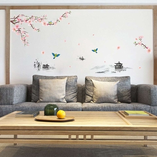 Decal Dán Tường Hình Cành Hoa Đào