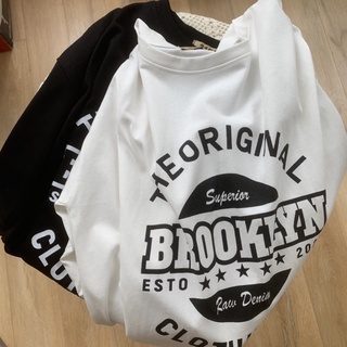 Áo thun freesize brooklyn vải thô cotton 3158