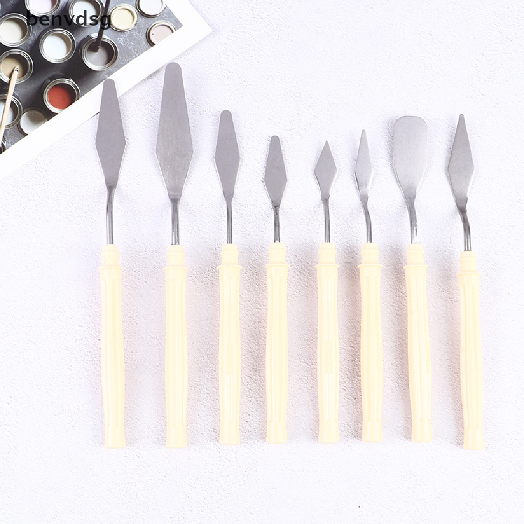 Set 8 dụng cụ cạo tranh màu sơn dầu bằng thép không gỉ cho nghệ sĩ