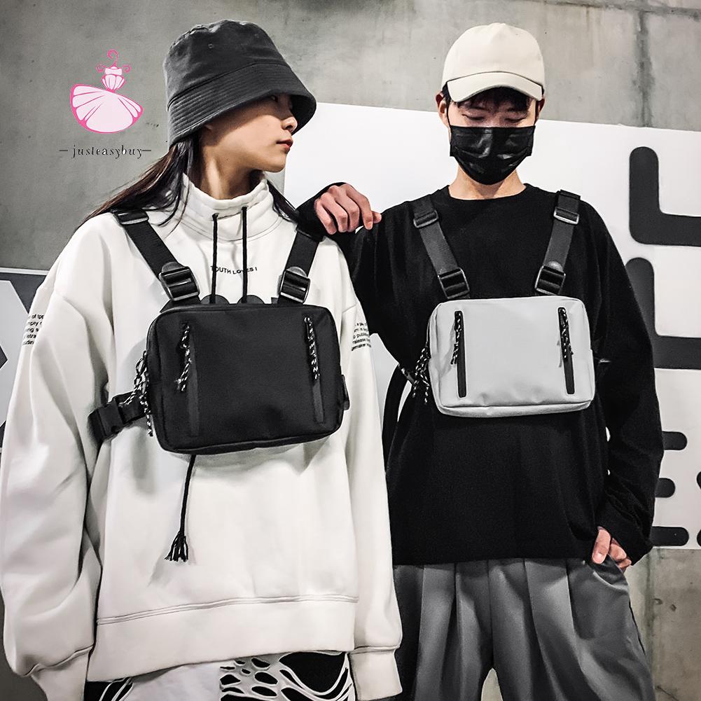 Túi đeo chéo trước ngực vải oxford thời trang phong cách hiphop đường phố dành cho nam | BigBuy360 - bigbuy360.vn