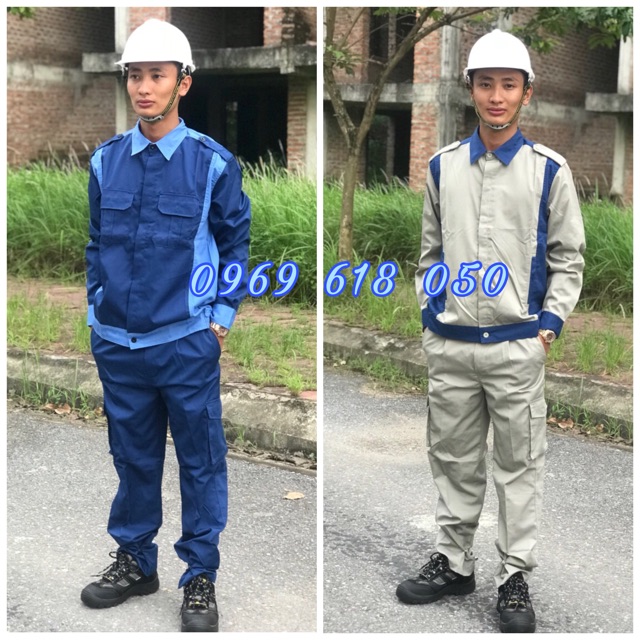 BỘ PANGDIM TB PHỐI XANH - QUẦN ÁO BẢO HỘ LAO ĐỘNG