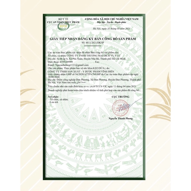 Combo Kẹo Dứa giảm cân và Vichi 7 ngày