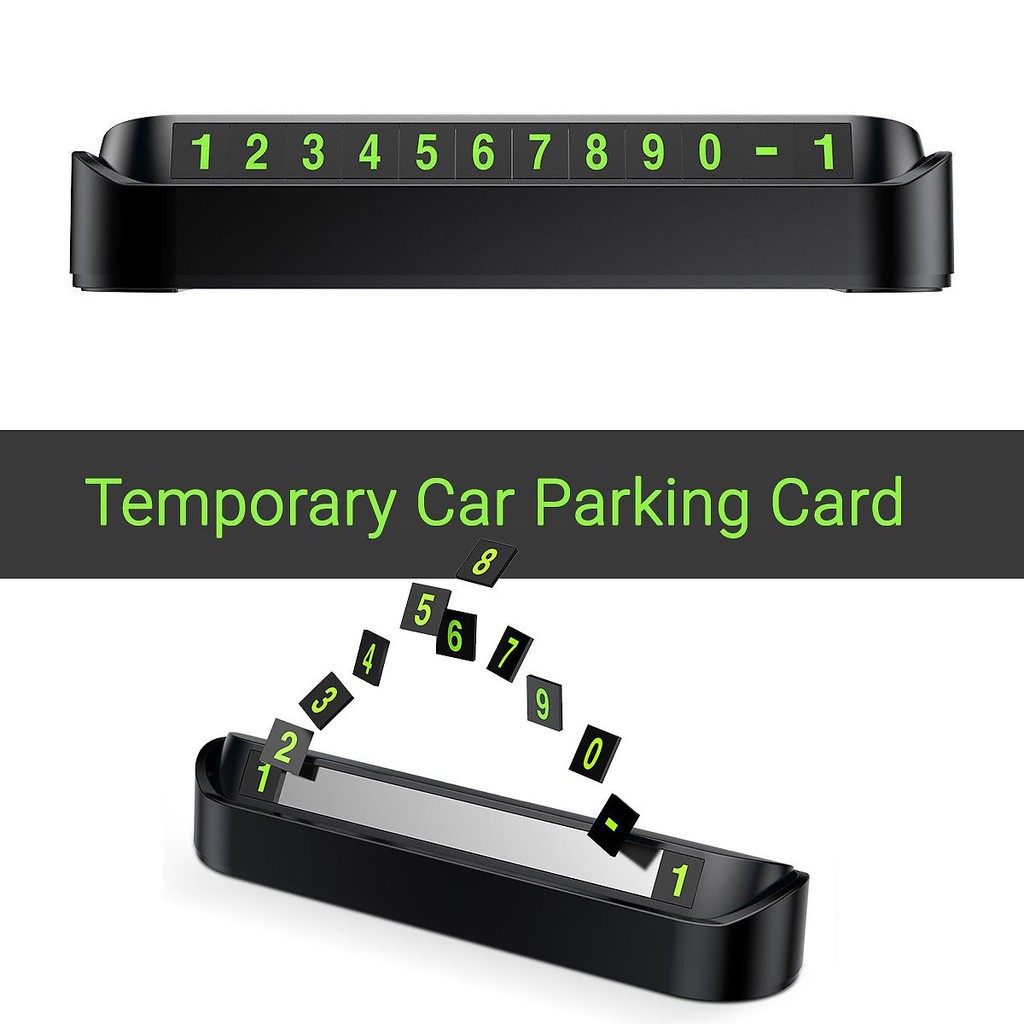 Bảng ghi số điện thọai, thẻ đỗ hiển thị số điện thoại trên xe ôtô, xe hơi