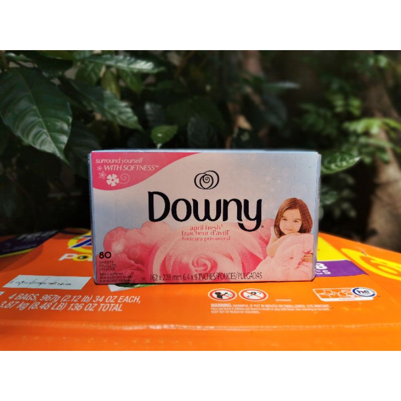 Giấy thơm làm mềm vải Downy 80 tờ