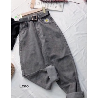 🧚Baggy Jeans Thêu Bông Cúc