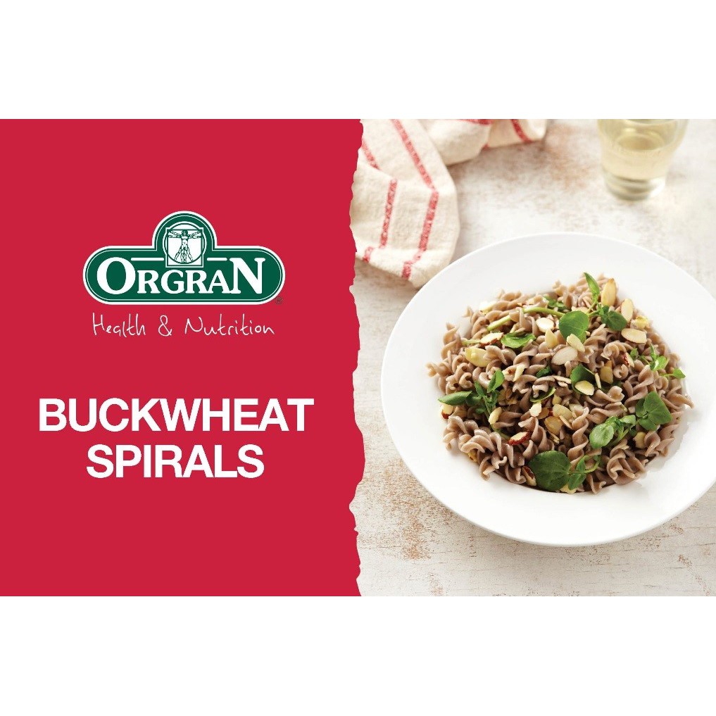 Nui xoắn kiều mạch Orgran Gluten Free Buckwheat Pasta Spirals 250g